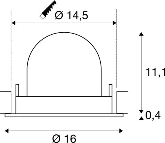 Dimensioned drawing