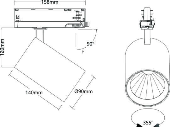 Dimensioned drawing