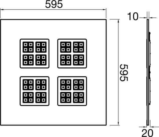 Dimensioned drawing