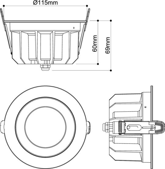 Dimensioned drawing