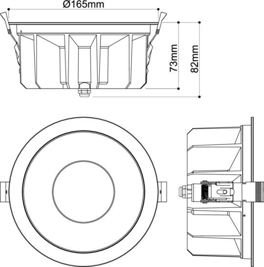 Dimensioned drawing