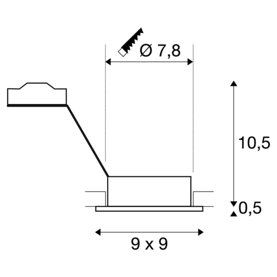 Dimensioned drawing