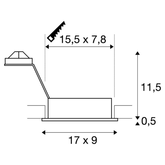 Dimensioned drawing