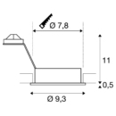 Dimensioned drawing