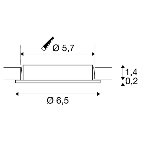 Dimensioned drawing