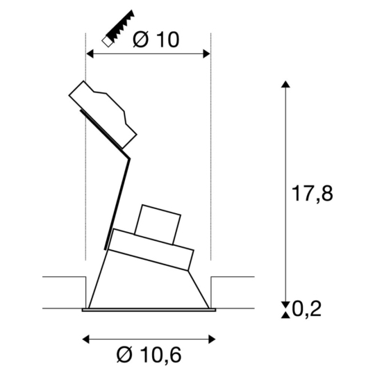 Dimensioned drawing