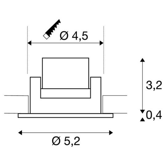 Dimensioned drawing