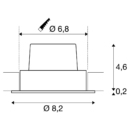 Dimensioned drawing