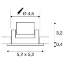 Dimensioned drawing