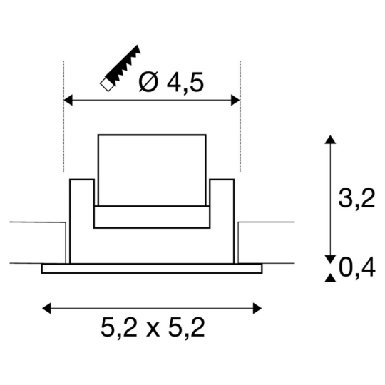 Dimensioned drawing