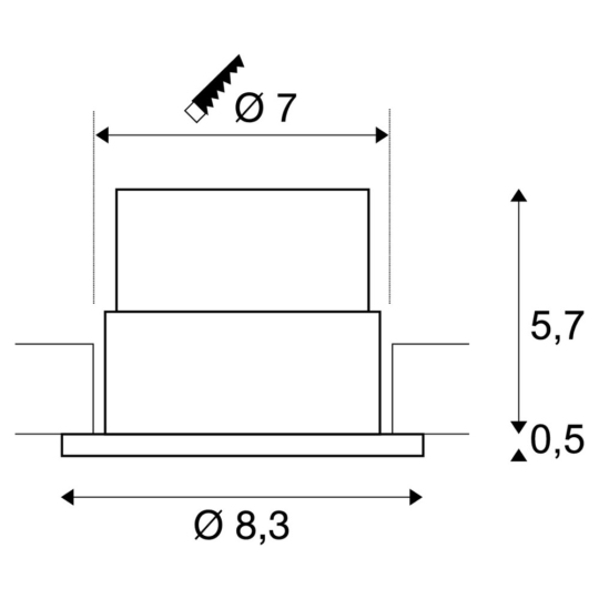 Dimensioned drawing