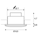 Dimensioned drawing