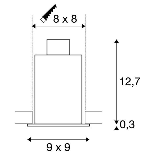 Dimensioned drawing