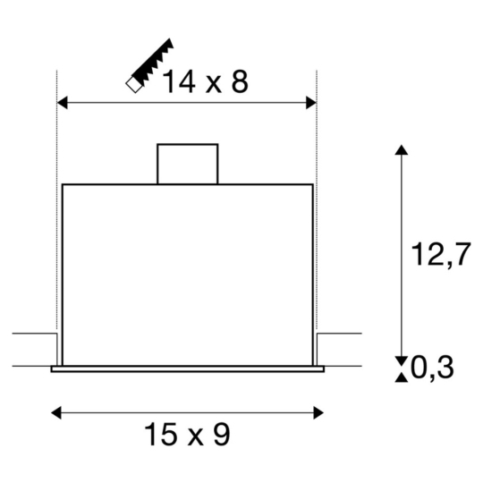 Dimensioned drawing