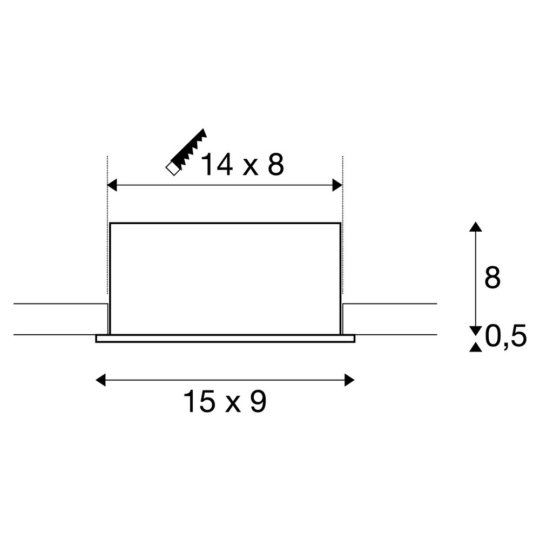 Dimensioned drawing