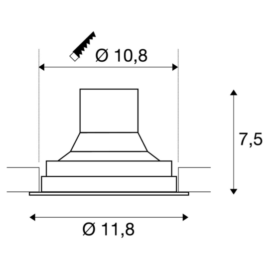 Dimensioned drawing