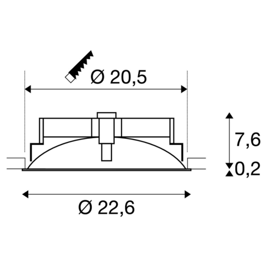 Dimensioned drawing