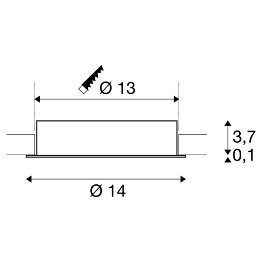 Dimensioned drawing