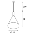 Dimensioned drawing