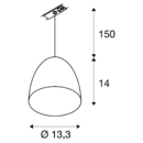 Dimensioned drawing