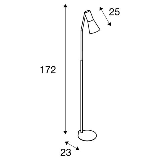 Dimensioned drawing