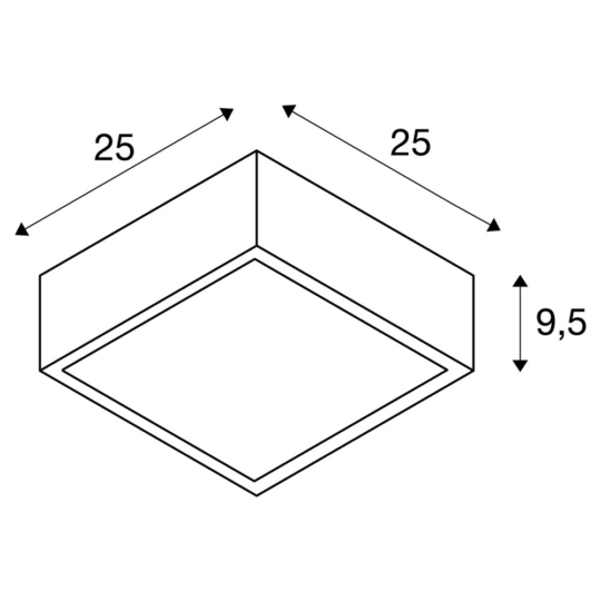 Dimensioned drawing