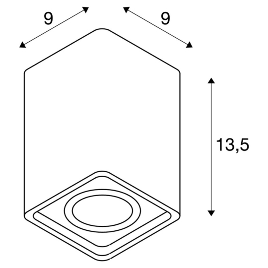 Dimensioned drawing