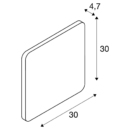 Dimensioned drawing