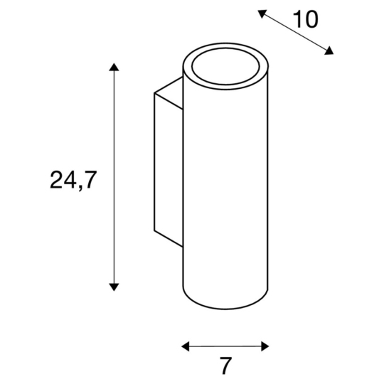 Dimensioned drawing