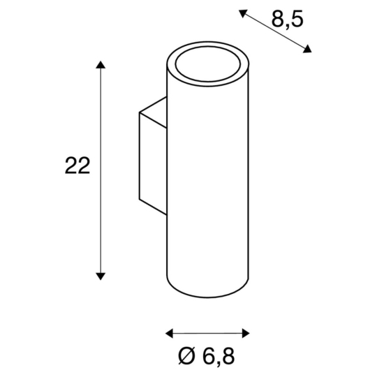 Dimensioned drawing