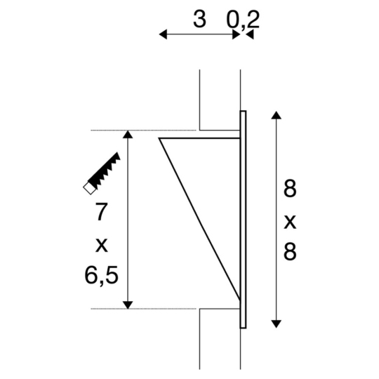 Dimensioned drawing