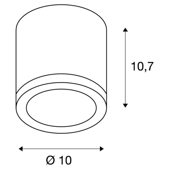 Dimensioned drawing