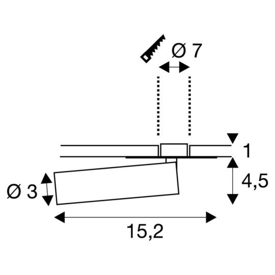 Dimensioned drawing