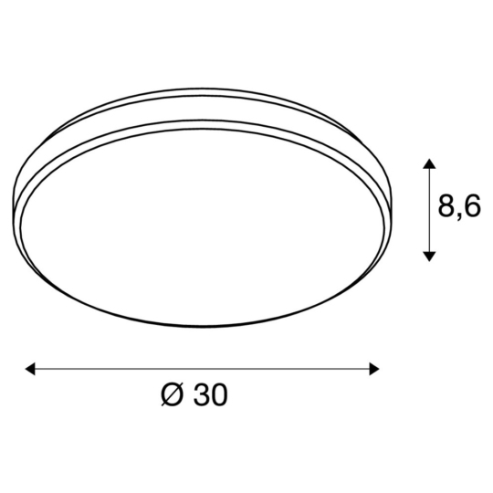 Dimensioned drawing