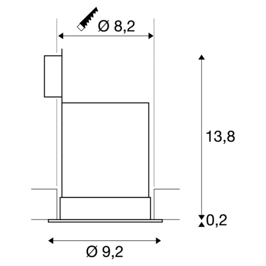 Dimensioned drawing