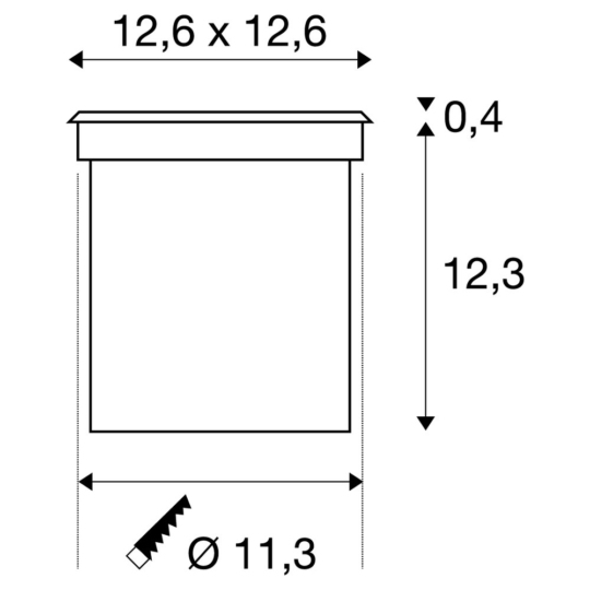 Dimensioned drawing