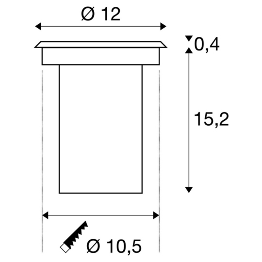 Dimensioned drawing