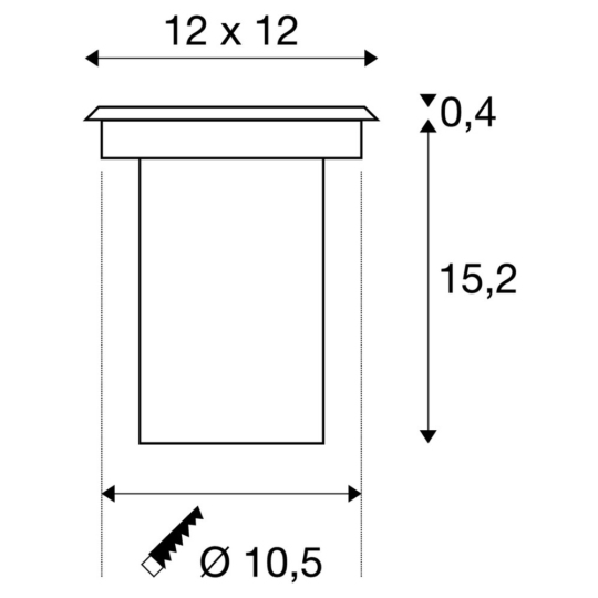 Dimensioned drawing