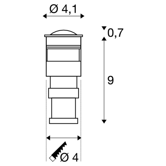 Dimensioned drawing