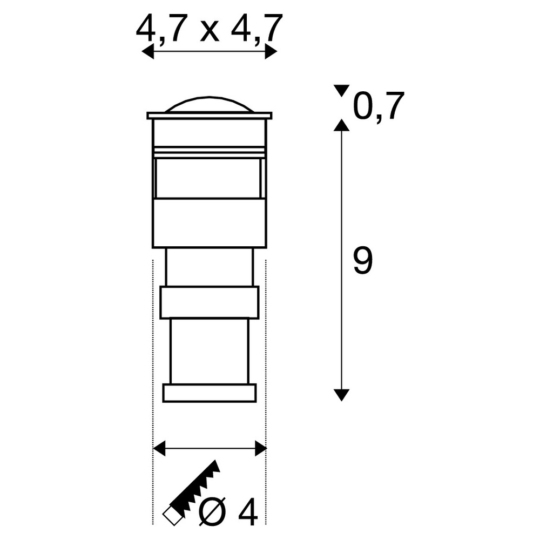 Dimensioned drawing