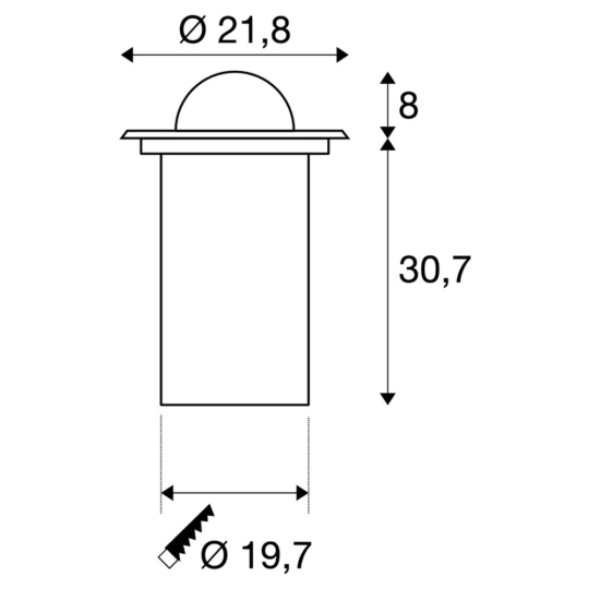 Dimensioned drawing