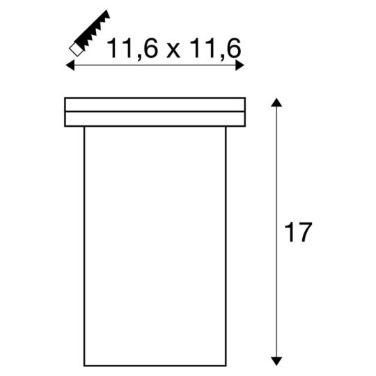 Dimensioned drawing