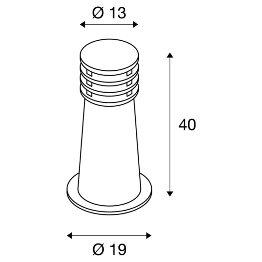 Dimensioned drawing