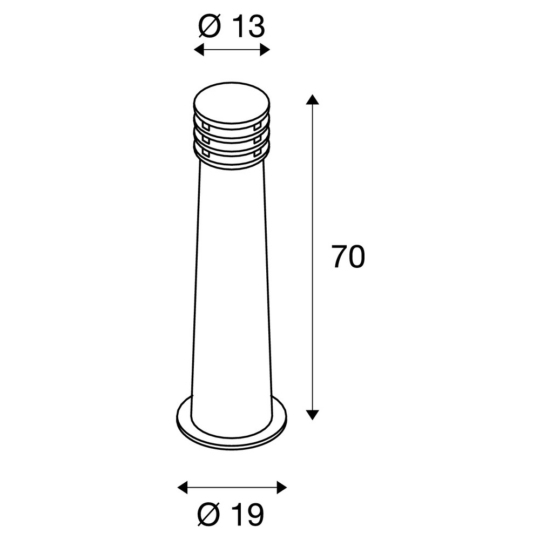 Dimensioned drawing