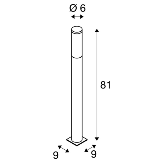 Dimensioned drawing