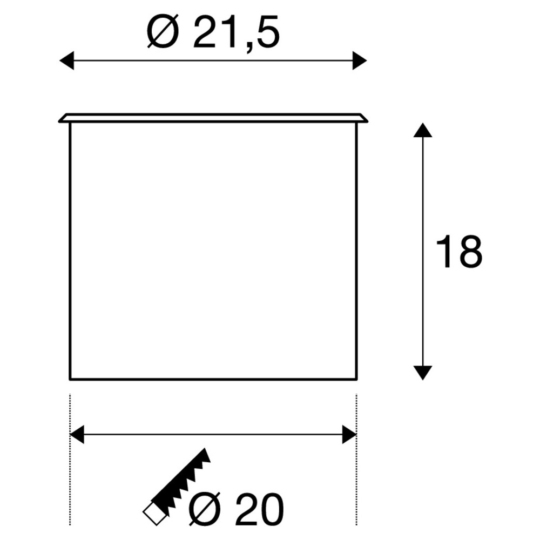 Dimensioned drawing