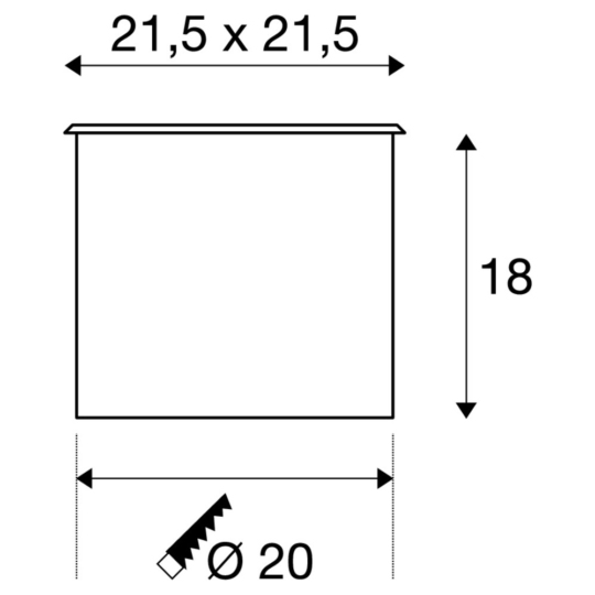 Dimensioned drawing