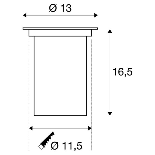 Dimensioned drawing