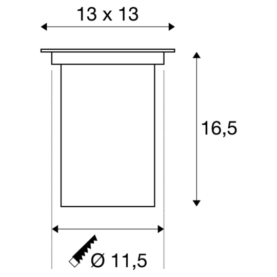 Dimensioned drawing