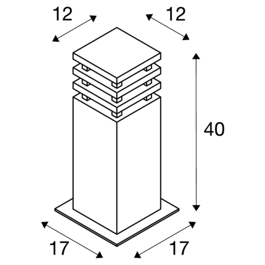 Dimensioned drawing